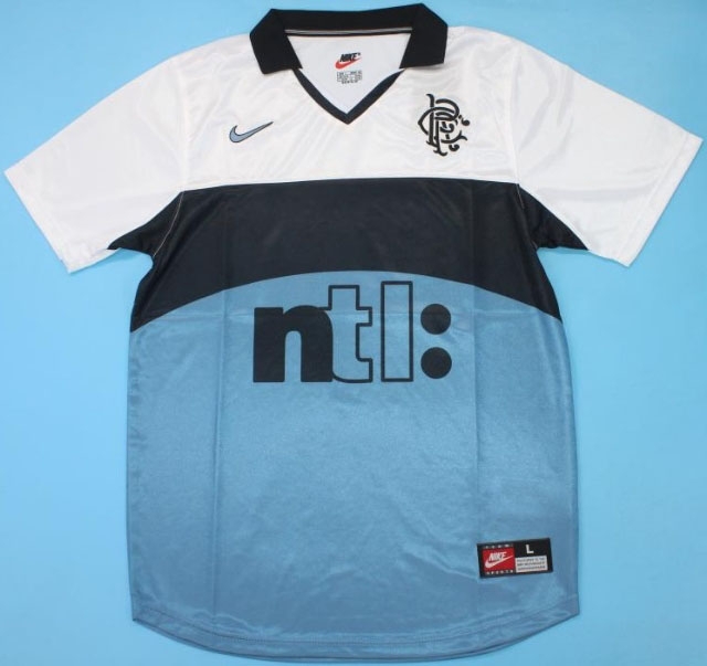 1999 2000 Nike Rangers away jersey