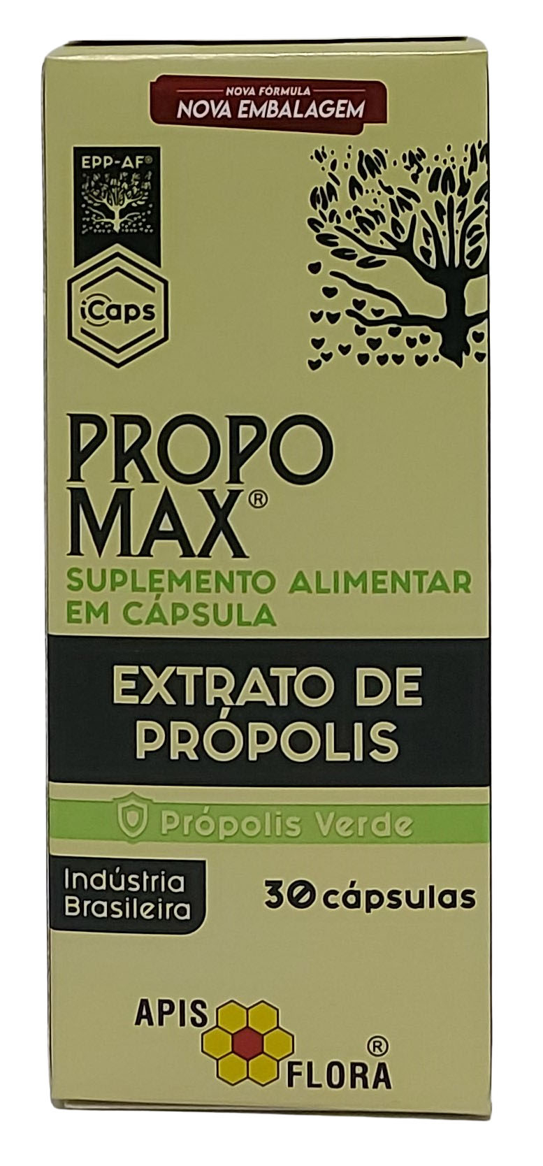 Propomax Extrato De Pr Polis Verde C Psulas Apis Flora Por R