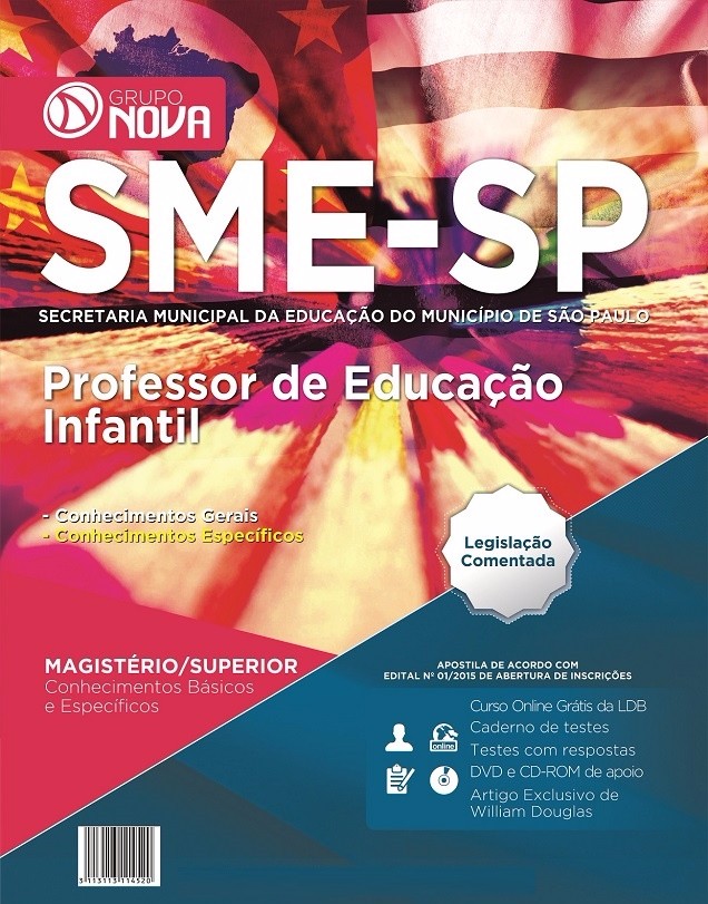 Apostila SME/SP Professor de Educação Infantil e Ensino Fundamental I